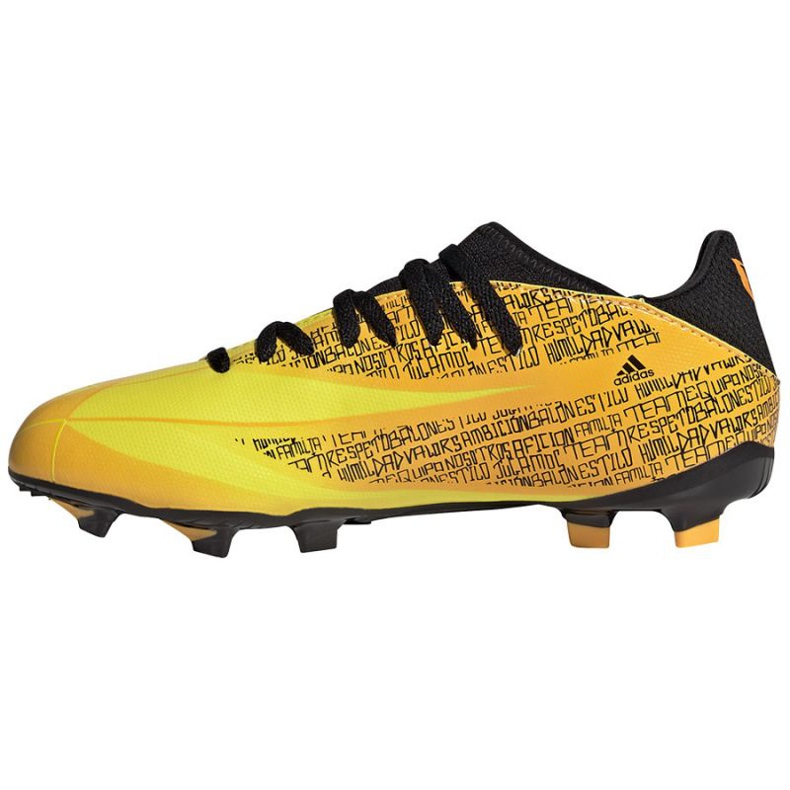 Scarpe da calcio Adidas X Speedflow Messi.3 Fg Jr GW7420 giallo gialli 1