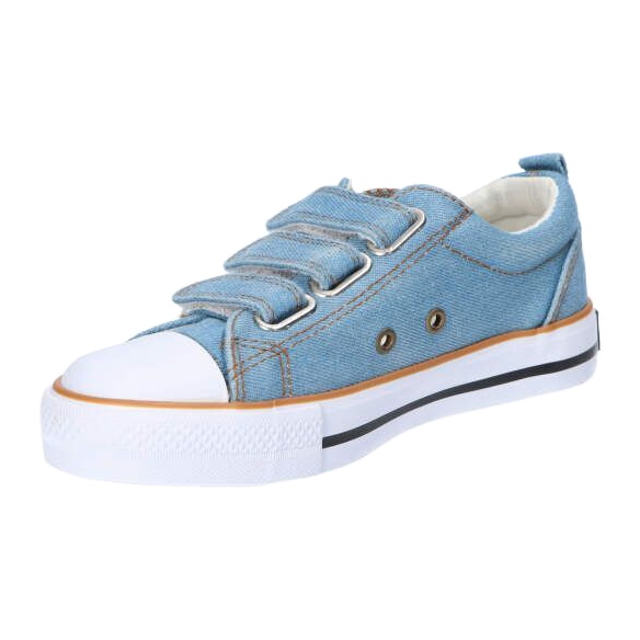 Sneakers in jeans American Club LH73/22 blu 2