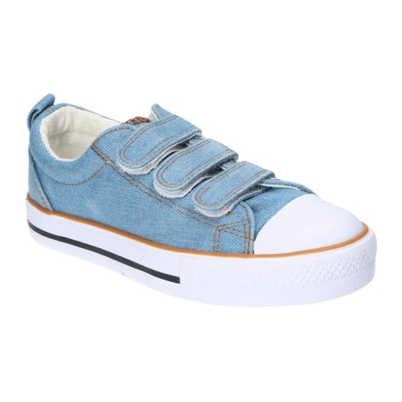 Sneakers in jeans American Club LH73/22 blu 1