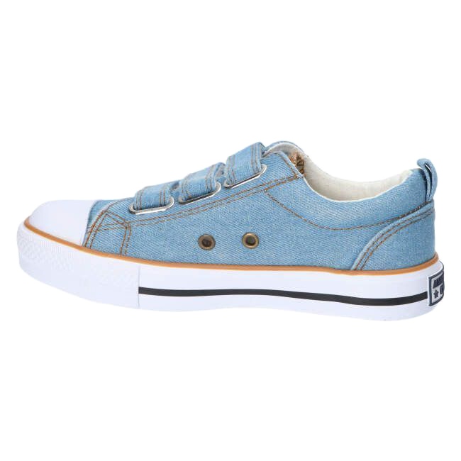 Sneakers in jeans American Club LH73/22 blu 4