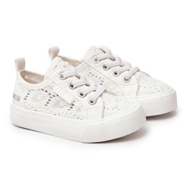Sneakers traforate Big Star JJ374134 Bianche bianco 4