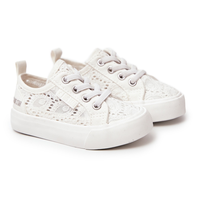 Sneakers traforate Big Star JJ374134 Bianche bianca 4