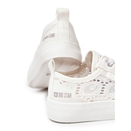 Sneakers traforate Big Star JJ374134 Bianche bianco 5