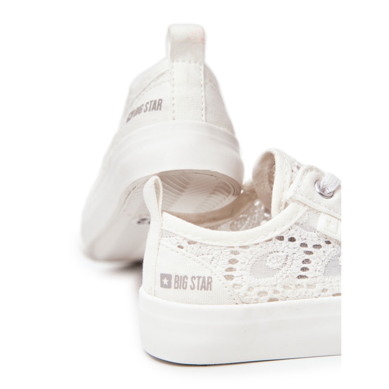 Sneakers traforate Big Star JJ374134 Bianche bianco 5