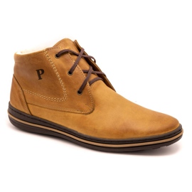 Polbut 339 scarpe rosse da uomo marrone arancia 2