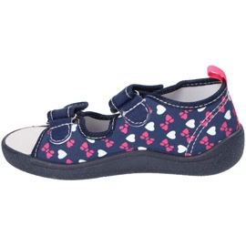 American Club Ciabatte sandali americane, inserto in pelle TEN19/22 Blu navy 2