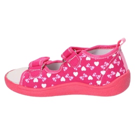 American Club Ciabatte sandali americane, inserto in pelle TEN19/22 Rosa 2