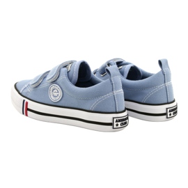 Sneakers blu americane American Club LH63/22 4