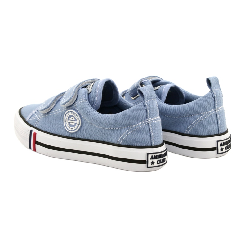 Sneakers blu americane American Club LH63/22 4