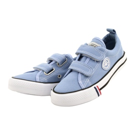 Sneakers blu americane American Club LH63/22 2
