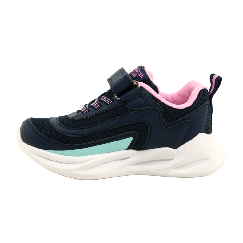 Scarpe sportive da ragazza American Club HL58/22, di colore blu navy 1