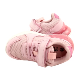 Scarpe sportive da bambina American Club ES72/22 rosa 4