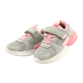 Sport per ragazze American Club ES72/22, grigio e rosa 2