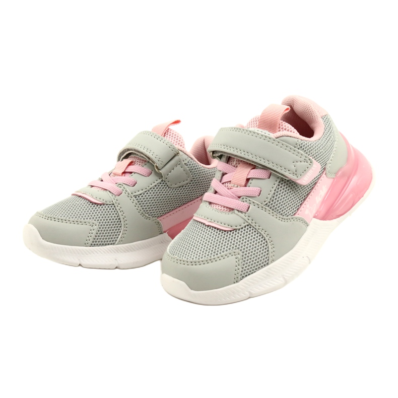 Sport per ragazze American Club ES72/22, grigio e rosa 2