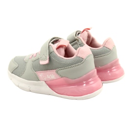 Sport per ragazze American Club ES72/22, grigio e rosa 5