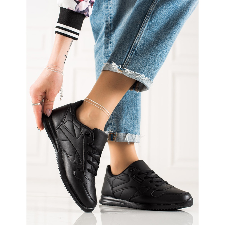 TRENDI Scarpe sportive classiche nero 2