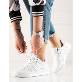 TRENDI Scarpe sportive casual bianco 1
