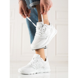 TRENDI Scarpe sportive casual bianca 2