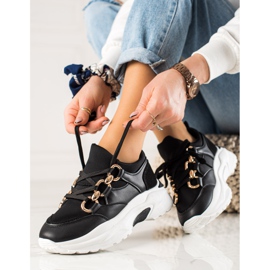 TRENDI Scarpe da ginnastica alla moda nero 2