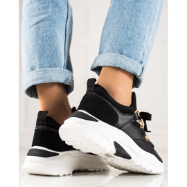 TRENDI Scarpe da ginnastica alla moda nero 1