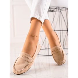 TRENDI Mocassini classici beige 1