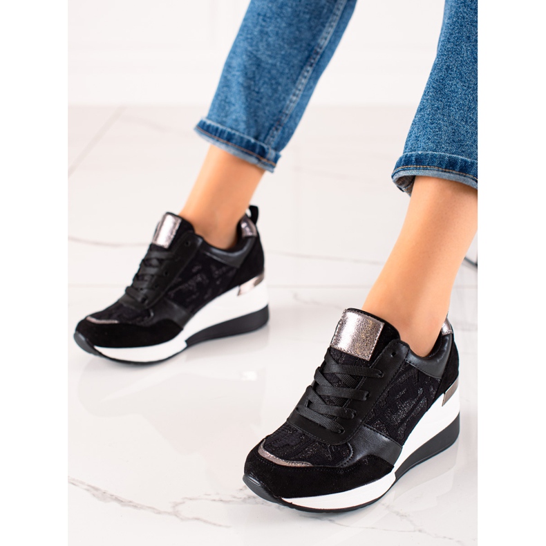 TRENDI Sneakers Sportive In Koruna nero 1