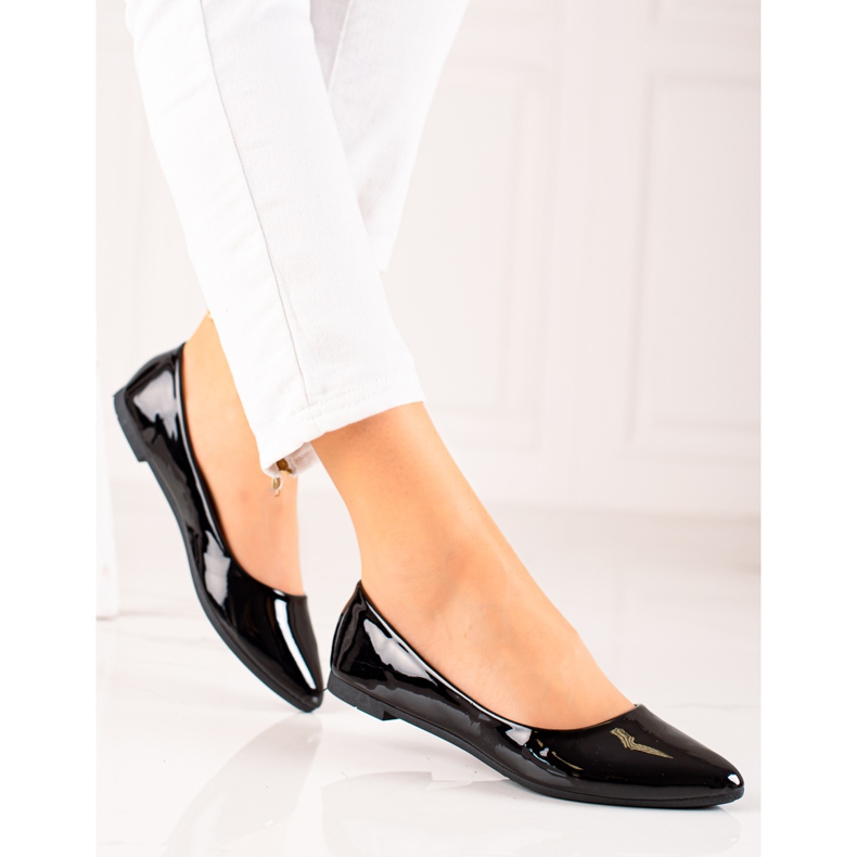 Seastar Ballerine laccate nere nero 2