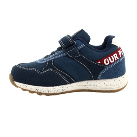 American Club Scarpe sportive americane ADI Velcro ES86/22 Navy blu 2