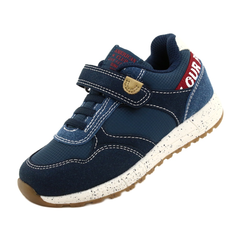 American Club Scarpe sportive americane ADI Velcro ES86/22 Navy blu 4