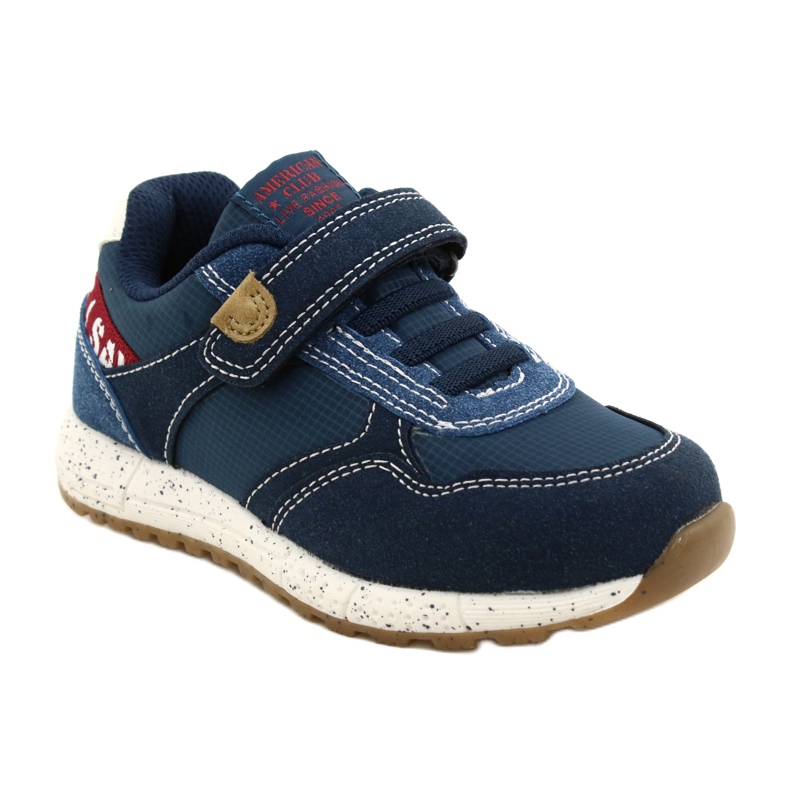 American Club Scarpe sportive americane ADI Velcro ES86/22 Navy blu 1