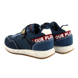 American Club Scarpe sportive americane ADI Velcro ES86/22 Navy blu 6