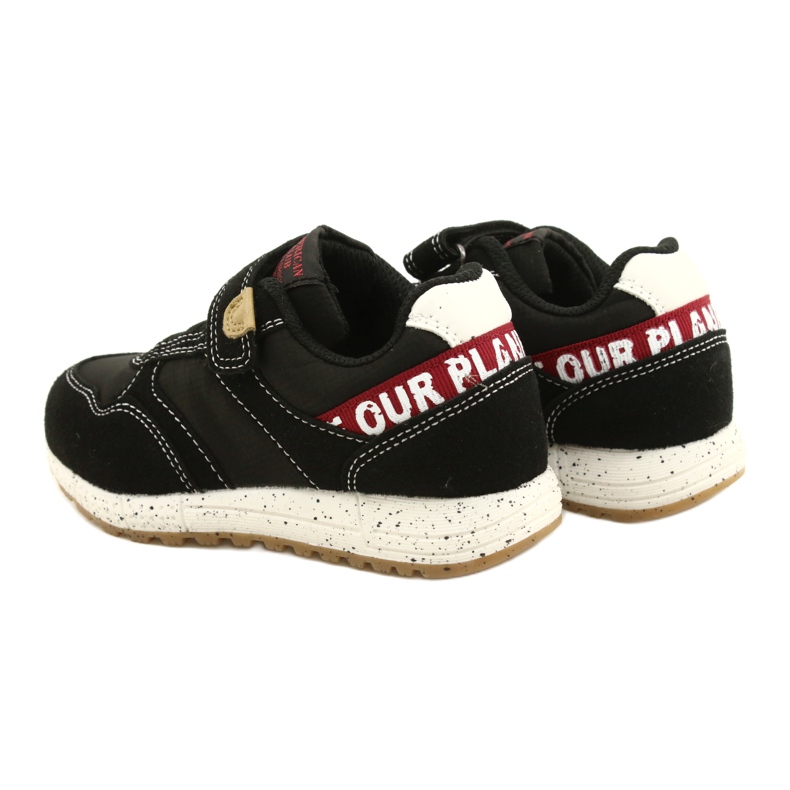 American Club Scarpe sportive americane con velcro ES86/22 nere nero 6