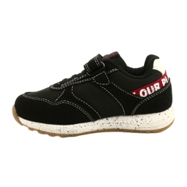 American Club Scarpe sportive americane con velcro ES86/22 nere nero 2