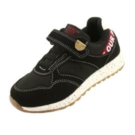 American Club Scarpe sportive americane con velcro ES86/22 nere nero 4