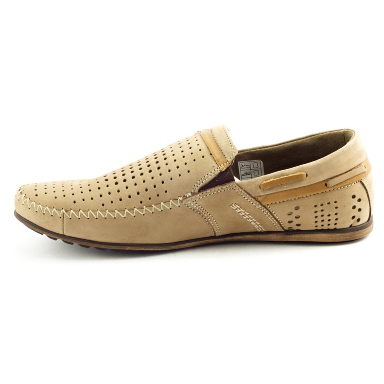 Olivier Mocassini da uomo in pelle 1413 marrone 2