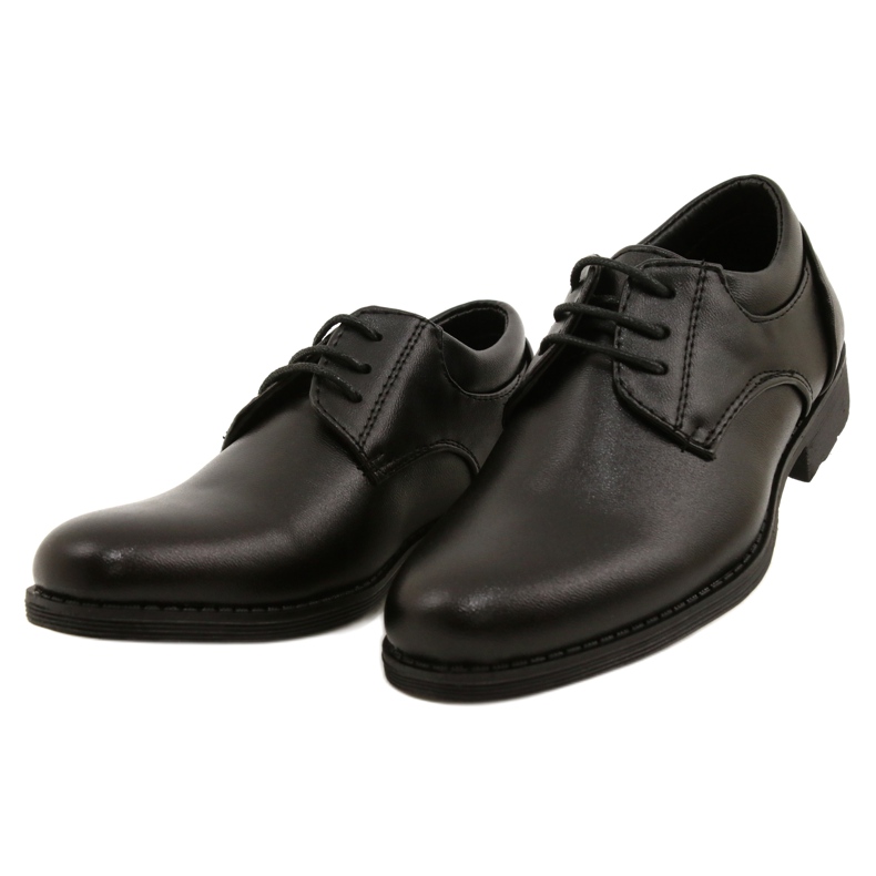 American Club Scarpe da comunione formale per bambini KOM36 / 22 nere nero 2
