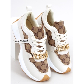Sneakers con catena Elena Beige 2