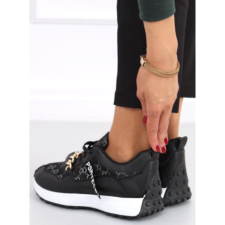 Sneakers con catena Elena Nera nero 1