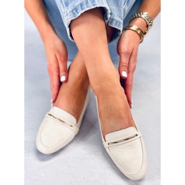 Mocassini da donna Abella Beige 1