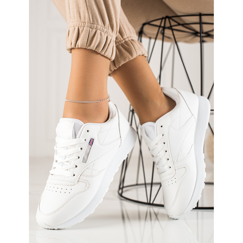TRENDI Scarpe sportive bianche classiche bianca 1