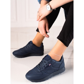TRENDI Scarpe sportive classiche blu navy 1