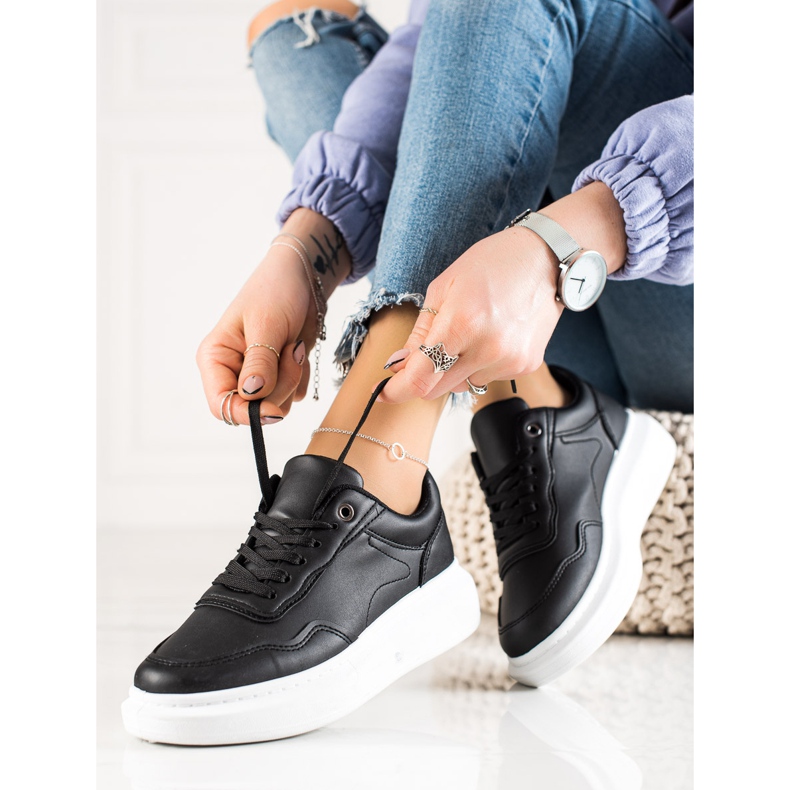 BUONAROTTI Sneakers alla moda per scarpe sportive nero 1