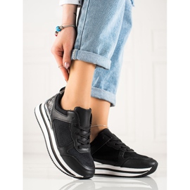 Diamantique Sneakers Nere Con Rete nero 1