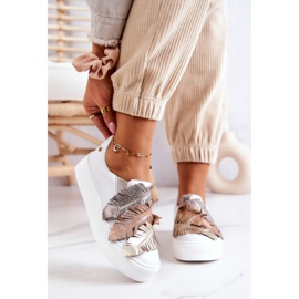 Sneakers da donna in pelle Slip-On Maciejka 05488-11 Bianche bianco 1