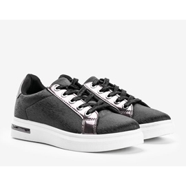 Sneakers nere opache con suola Shift bianca nero 1