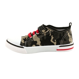 American Club Sneakers americane scarpe da bambino con inserto in pelle TEN54/22 Moro beige nero 1