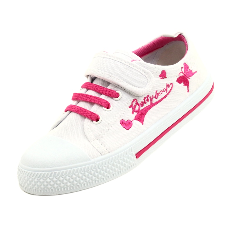 Sneakers Beety American Club inserto in pelle bianca 3