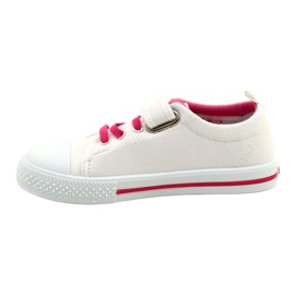 Sneakers Beety American Club inserto in pelle bianca 1
