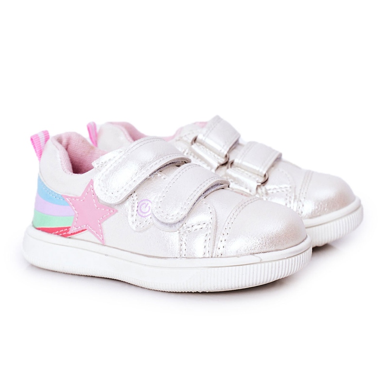 Evento Scarpe sportive per ragazze con una stella 21dz23-3904 bianca 4