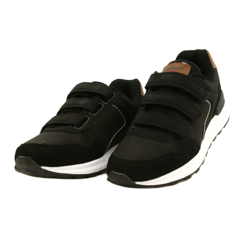 American Club AA15/22 Scarpe sportive con velcro nere nero 2